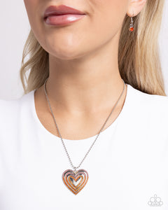 Paparazzi Hallucinatory Hearts - Orange