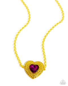 Paparazzi Locket Leisure - Yellow