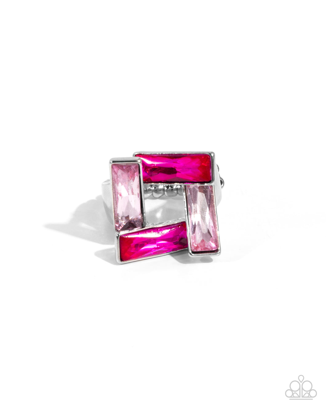 Paparazzi Sinuous Square - Pink