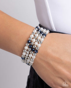 Paparazzi Serene Stack - Blue