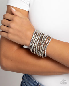 Paparazzi Spirited Stack - Silver