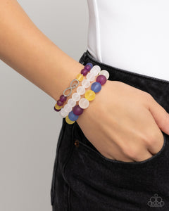 Paparazzi Simplistic Stack - Purple