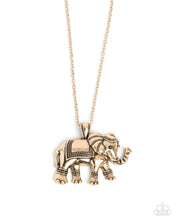 Load image into Gallery viewer, Paparazzi Elaborate Elephant - Gold
