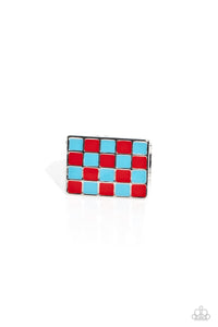 Paparazzi Checkerboard Craze - Red