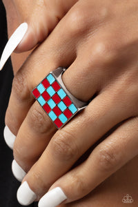 Paparazzi Checkerboard Craze - Red