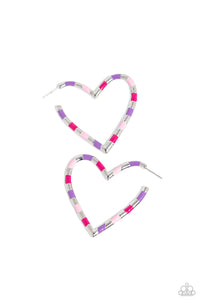 Paparazzi Striped Sweethearts - Pink