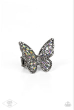 Load image into Gallery viewer, Paparazzi Flauntable Flutter - Black Multi  Pink Diamond Life of the Party Exclusive
